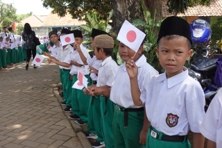 生徒達からの歓迎