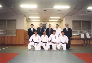 Foto bersama dengan rekan sepelatihan dan pemimpin Koodoukan