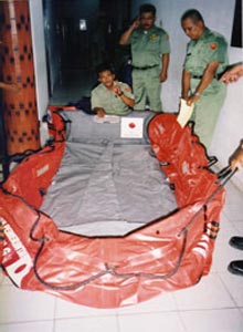 Donated goods, raft 1 (Jambi)