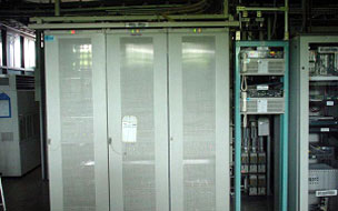 Optical transmission lines procured by Japanese assistance (Surabaya)